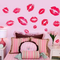 Labios dulces estilo DIY adhesivo removible decorativo